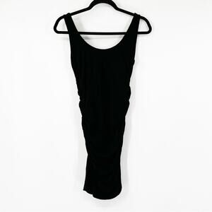 Isabella Oliver Black Sleeveless Maternity Dress in Black